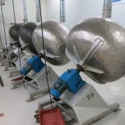 Stainless steel coating pans (5)