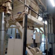 Z mixer on scale with two rolles refiner